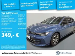 Blau Gebraucht 2024 VW Golf VIII Goal Kombi | 28.980 € (Superpreis)