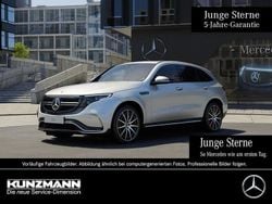 Manufaktur opalithweiß bright Gebraucht 2022 Mercedes EQC400 AMG line SUV | 39.289 € (Fairer Preis)