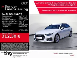 Weiß Gebraucht 2024 Audi A4 S-Line Kombi | 38.810 € (Fairer Preis)