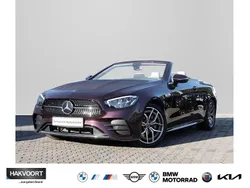 Rot Gebraucht 2024 Mercedes E200 AMG line Cabrio | 48.960 € (Fairer Preis)