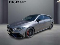 Lack mountaingrau Gebraucht 2024 Mercedes CLA45 AMG Premium Plus Kombi | 57.770 € (Etwas zu teuer)