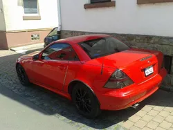 Rot Gebraucht 2003 Mercedes SLK320 Cabrio | 13.600 € (Teuer)