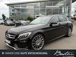 Schwarz metallic Gebraucht 2018 Mercedes C200 AMG Kombi | 22.900 € (Fairer Preis)