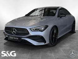 Metalliclack hightechsilber Gebraucht 2024 Mercedes CLA200 AMG Coupé | 37.300 € (Fairer Preis)