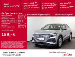 Florettsilber metallic Gebraucht 2023 Audi Q4 Sportback e-tron Comfort SUV | 27.500 € (Guter Preis)