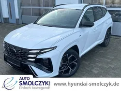 Atlas white / sol Neu 2025 Hyundai Tucson N Line SUV | 43.990 € (Etwas zu teuer)