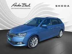 Blau (denimblau metallic) Gebraucht 2018 Skoda Fabia Clever Kombi | 11.980 € (Fairer Preis)
