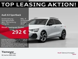 Weiß Gebraucht 2024 Audi A3 Sportback S-Line Limousine | 37.830 € (Fairer Preis)