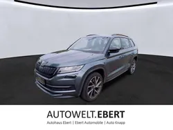 Grau Gebraucht 2021 Skoda Kodiaq SportLine SUV | 38.690 € (Etwas zu teuer)