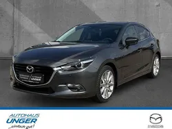 Grau Gebraucht 2017 Mazda 3 Sports-Line Limousine | 17.990 € (Fairer Preis)