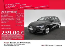 Brillantschwarz Gebraucht 2022 Audi A3 Sportback e-tron S-Line Limousine | 25.878 € (Superpreis)