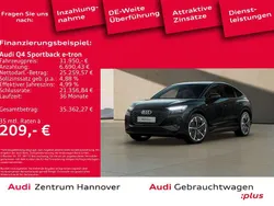 0e mythosschwarz metallic Gebraucht 2022 Audi Q4 e-tron SUV | 31.950 € (Teuer)