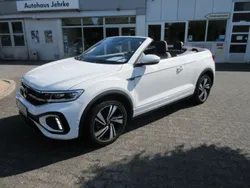 Pure white schwarz Gebraucht 2022 VW T-Roc Cabriolet R-line Cabrio | 28.988 € (Fairer Preis)