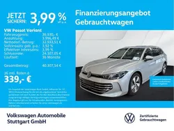 Oyster silver metallic Gebraucht 2025 VW Passat Elegance Kombi | 36.930 € (Superpreis)