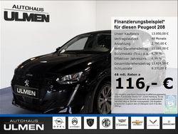 Schwarz Gebraucht 2021 Peugeot 208 Active Kleinwagen | 13.950 € (Guter Preis)