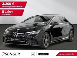 Schwarz Gebraucht 2024 Mercedes EQE350 AMG Limousine | 53.580 € (Fairer Preis)