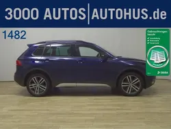 Atlantik blue (metallic) Gebraucht 2020 VW Tiguan R-line SUV | 21.980 € (Superpreis)