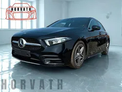 Schwarz Gebraucht 2021 Mercedes A220 AMG line Limousine | 21.899 € (Superpreis)