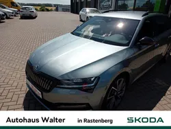 Businessgrau Gebraucht 2021 Skoda Superb SportLine Kombi | 25.990 € (Fairer Preis)