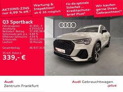 Silber Gebraucht 2024 Audi Q3 Sportback S-Line SUV | 41.850 € (Fairer Preis)