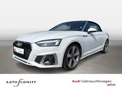 Gletscherweiß metallic Gebraucht 2024 Audi A5 Cabriolet S-Line Cabrio | 57.990 € (Teuer)
