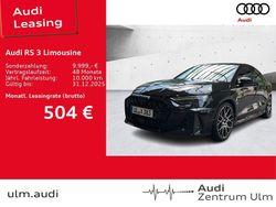 Mythosschwarz metallic Gebraucht 2025 Audi RS3 Ambiente Kleinwagen | 66.450 € (Fairer Preis)