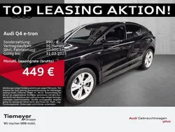 Schwarz Gebraucht 2024 Audi Q4 Sportback e-tron S-Line SUV | 51.810 € (Etwas zu teuer)