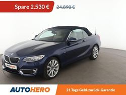 Blau Gebraucht 2017 BMW 228 Luxury Line Cabrio | 22.360 € (Guter Preis)