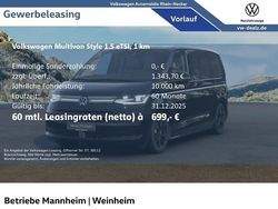 Schwarz (deep black perleffekt) Neu 2025 VW Multivan Style Van | 97.903 €