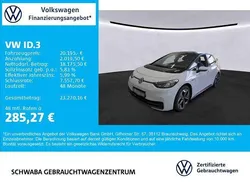Gletscherweiß metallic Gebraucht 2021 VW ID.3 Pro Performance Kleinwagen | 20.195 € (Guter Preis)
