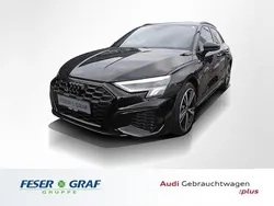 Mythosschwarz metallic Gebraucht 2024 Audi A3 Sportback e-tron S-Line Limousine | 37.880 € (Teuer)