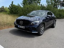 Blau Gebraucht 2018 Mercedes GLC250 AMG line Coupé | 37.400 € (Etwas zu teuer)