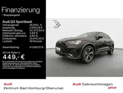 Schwarz Gebraucht 2022 Audi Q3 Sportback S-Line SUV | 36.890 € (Fairer Preis)