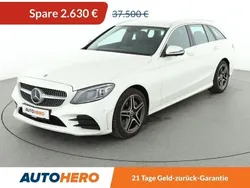 Weiß Gebraucht 2021 Mercedes C300 AMG line Limousine | 34.020 € (Superpreis)