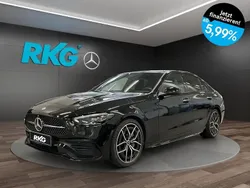 Schwarz Gebraucht 2022 Mercedes C220 AMG Limousine | 39.200 € (Teuer)