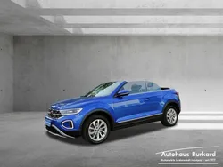 Ravennablau metallic Gebraucht 2022 VW T-Roc Cabriolet Style Cabrio | 27.900 € (Guter Preis)