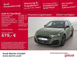 Distriktgrün metallic Gebraucht 2025 Audi A1 Sportback S-Line Kleinwagen | 43.400 €