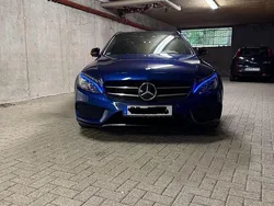 Blau Gebraucht 2016 Mercedes C250 AMG line Kombi | 23.199 € (Etwas zu teuer)