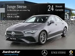 Lack mountaingrau Gebraucht 2024 Mercedes CLA200 AMG line Coupé | 35.850 € (Guter Preis)
