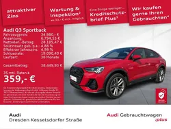 Individuallackierungen audi exclusive Gebraucht 2021 Audi Q3 Sportback S-Line SUV | 34.980 € (Fairer Preis)