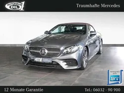 Grau (selenitgrau metalliclack) Gebraucht 2020 Mercedes E220 AMG line Cabrio | 39.650 € (Fairer Preis)