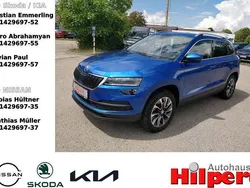 Raceblau metallic (metallic) Gebraucht 2020 Skoda Karoq Drive SUV | 25.440 € (Fairer Preis)