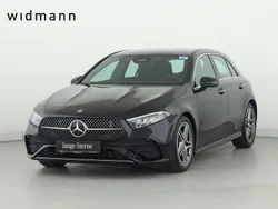 Metalliclack kosmosschwarz Gebraucht 2024 Mercedes A200 AMG Line Premium Limousine | 33.850 € (Fairer Preis)