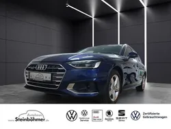 Navarrablau (blau) Gebraucht 2024 Audi A4 Comfort Kombi | 32.840 € (Fairer Preis)