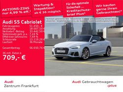 Gletscherweiß metallic Gebraucht 2023 Audi S5 Cabriolet Ambiente Cabrio | 51.450 € (Guter Preis)