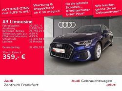 Navarrablau metallic Gebraucht 2022 Audi A3 S-Line Limousine | 29.250 € (Fairer Preis)
