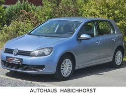 Blau Gebraucht 2009 VW Golf VI Trendline Limousine | 5.990 € (Teuer)