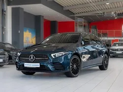 Denimblau metalliclack Gebraucht 2021 Mercedes A250 AMG line Kleinwagen | 27.480 € (Guter Preis)