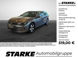 Diabasgrau metallic Neu 2025 VW Passat Business Kombi | 48.480 € (Fairer Preis)