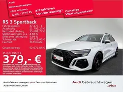 Gletscherweiß metallic Gebraucht 2022 Audi RS3 Sportback Ambiente Kleinwagen | 47.477 € (Superpreis)